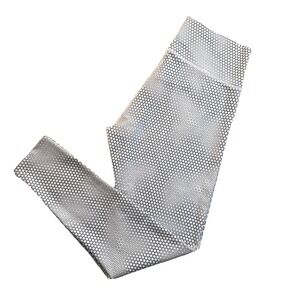 Speedo Geo Honeycomb Print Full Length Yoga Pants Leggings Activewear Gym Sports